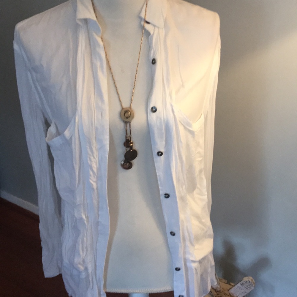 Free people rayon shirt